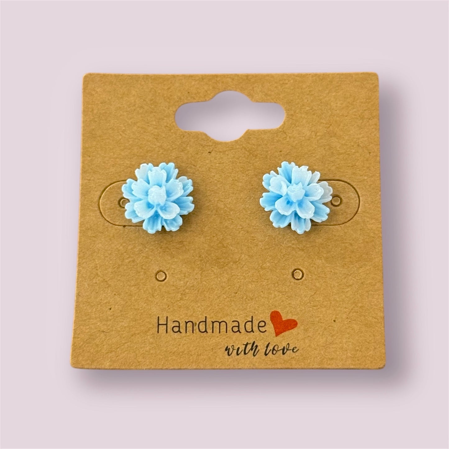 Glowing Carnation Studs