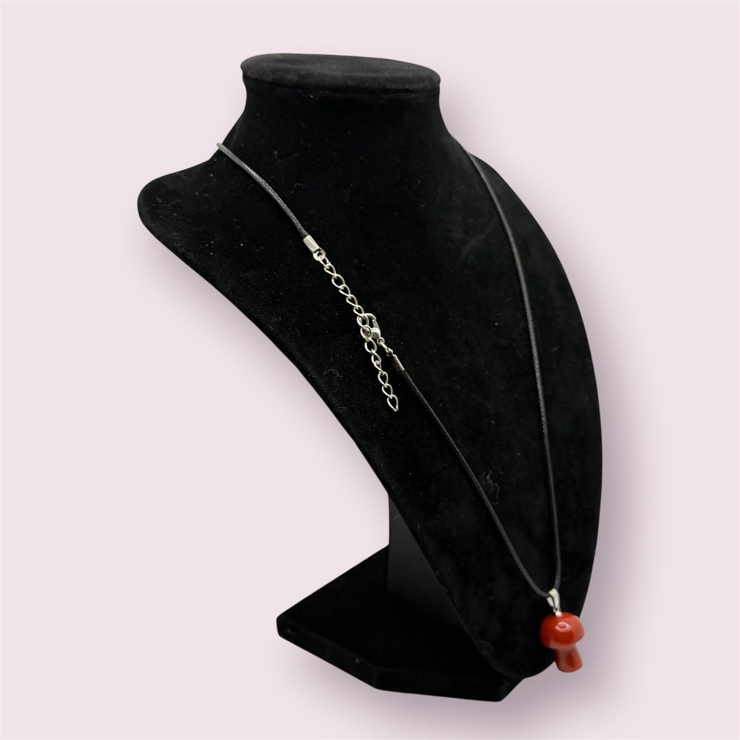 Coral Red Mushroom Stone