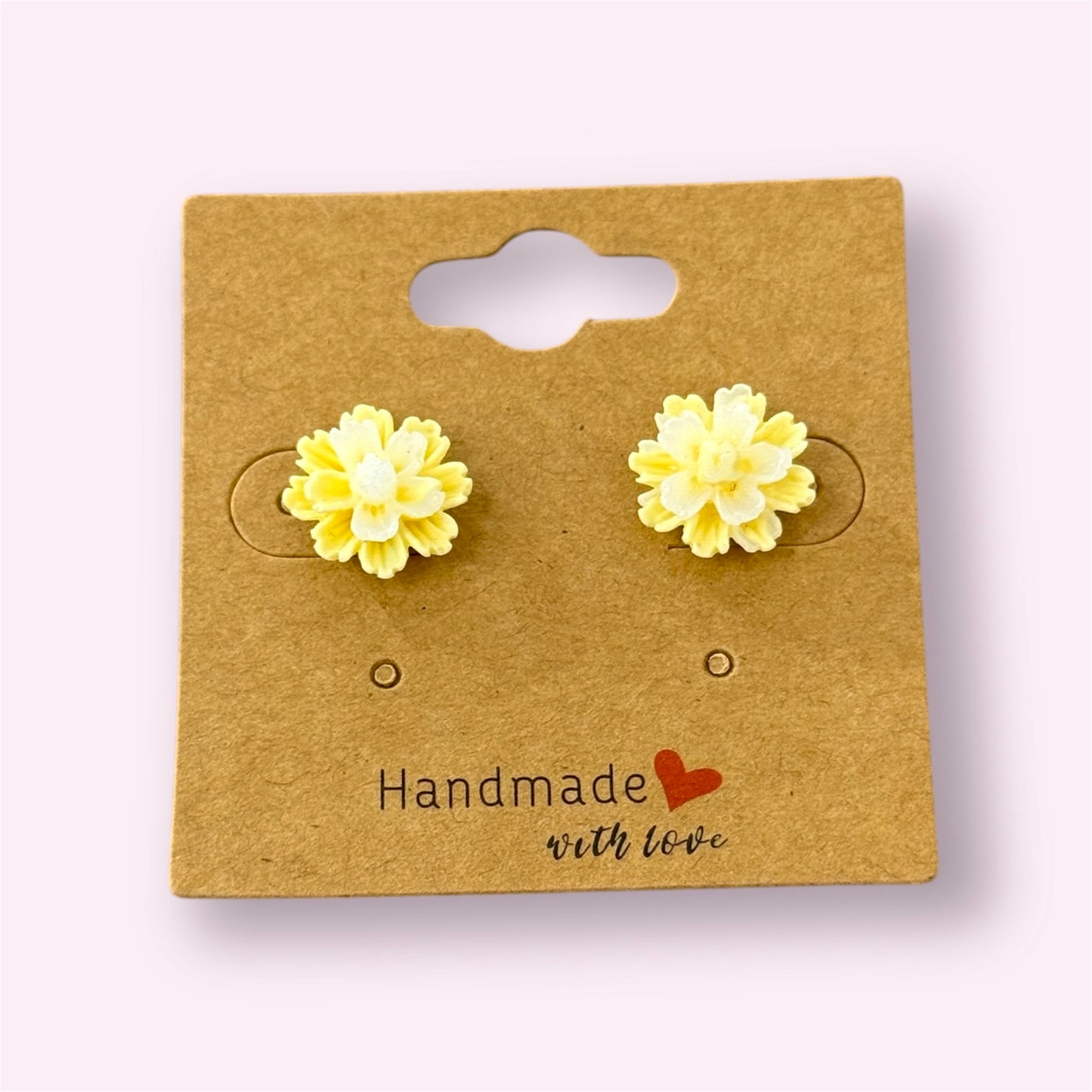 Glowing Carnation Studs