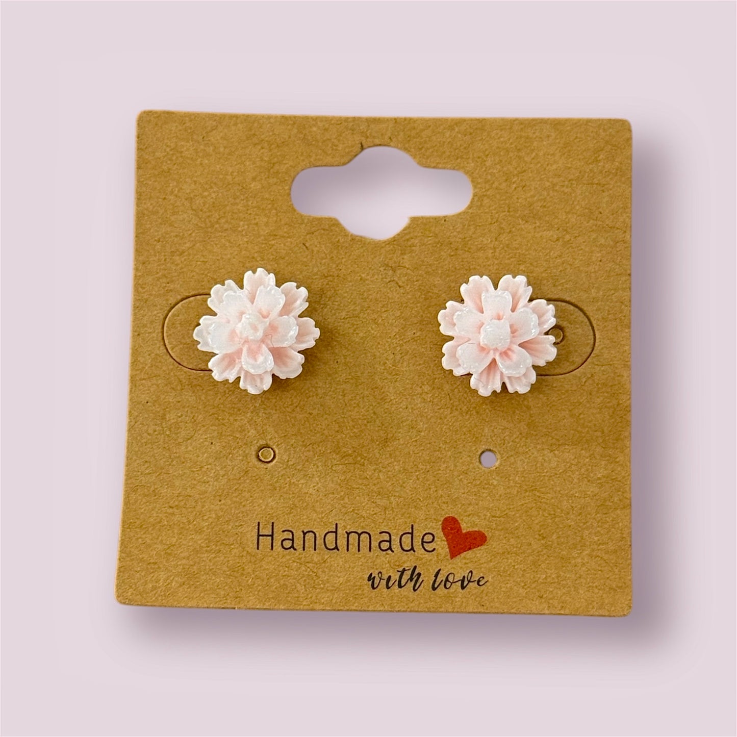Glowing Carnation Studs