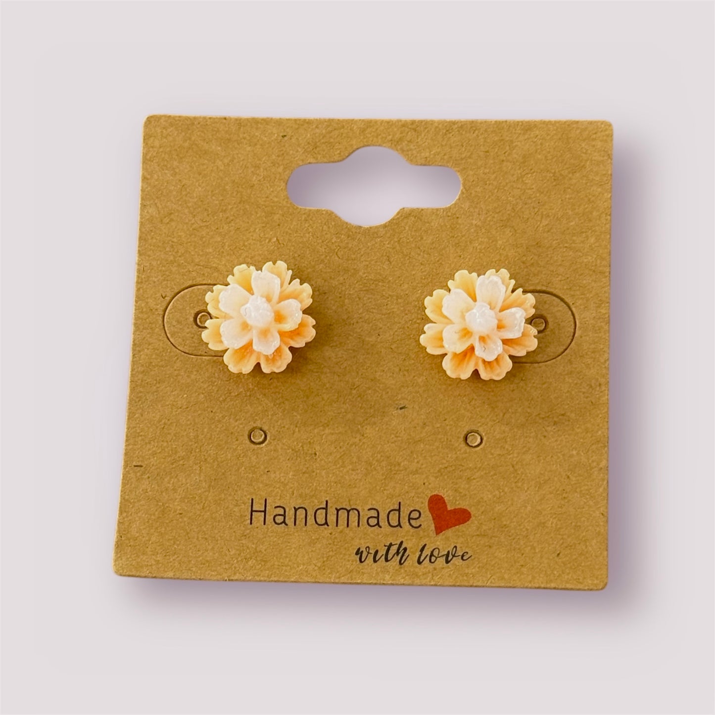 Glowing Carnation Studs