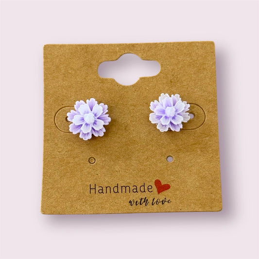 Glowing Carnation Studs