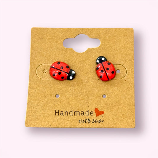 Ladybug Studs